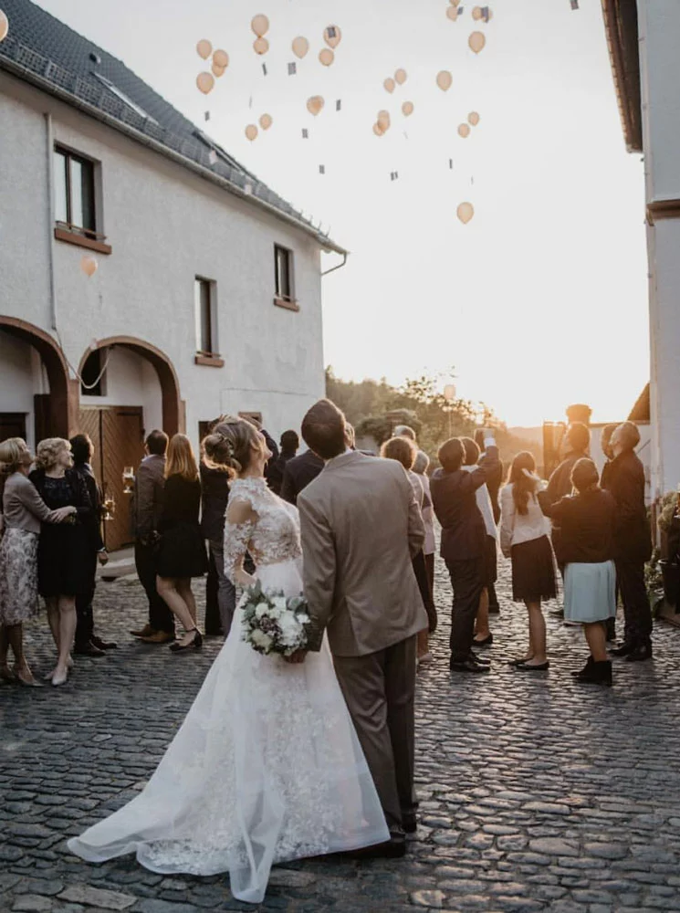 Ein Brautkleid von Semiha Bähr Couture