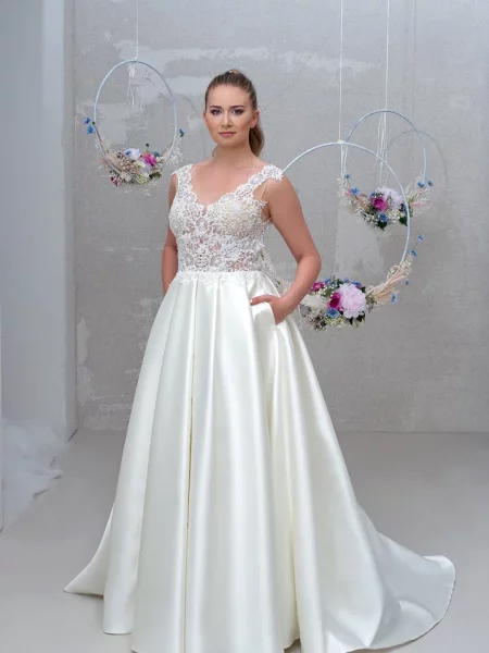 A-Linie Brautkleid Kelila mit Taschen